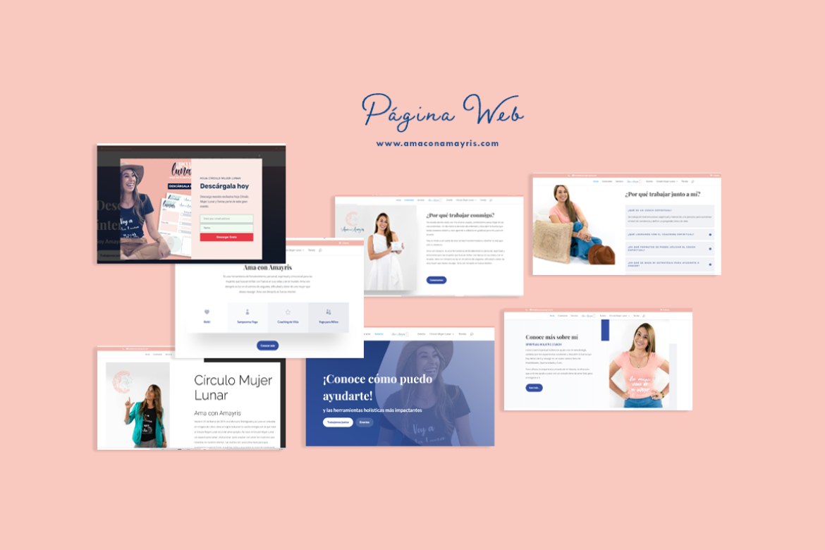 Pagina Web Mockup Ama
