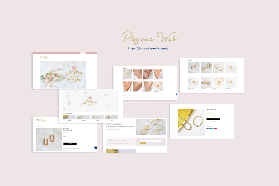 Pagina Web Mockup La rosa