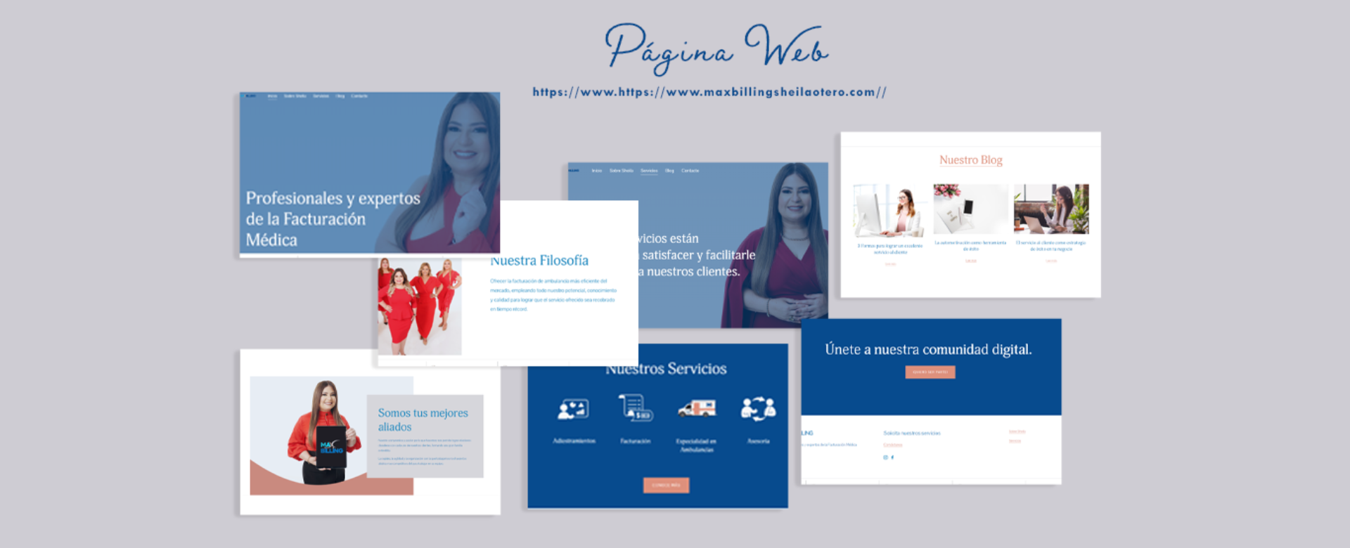 Pagina Web Mockup Maxbilling